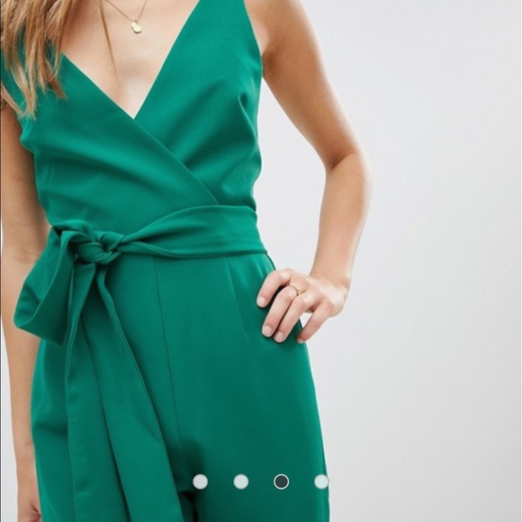 ASOS wrap front jump suit - Picture 2 of 5